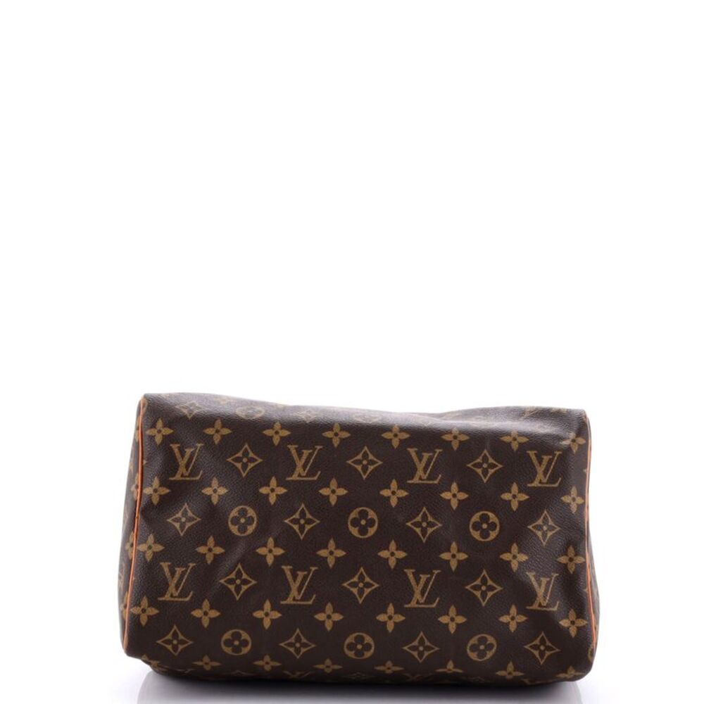Louis Vuitton Speedy Handbag Monogram Canvas 30 Brown - Picture 4 of 9
